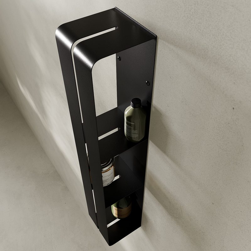 Estante vertical para el baño