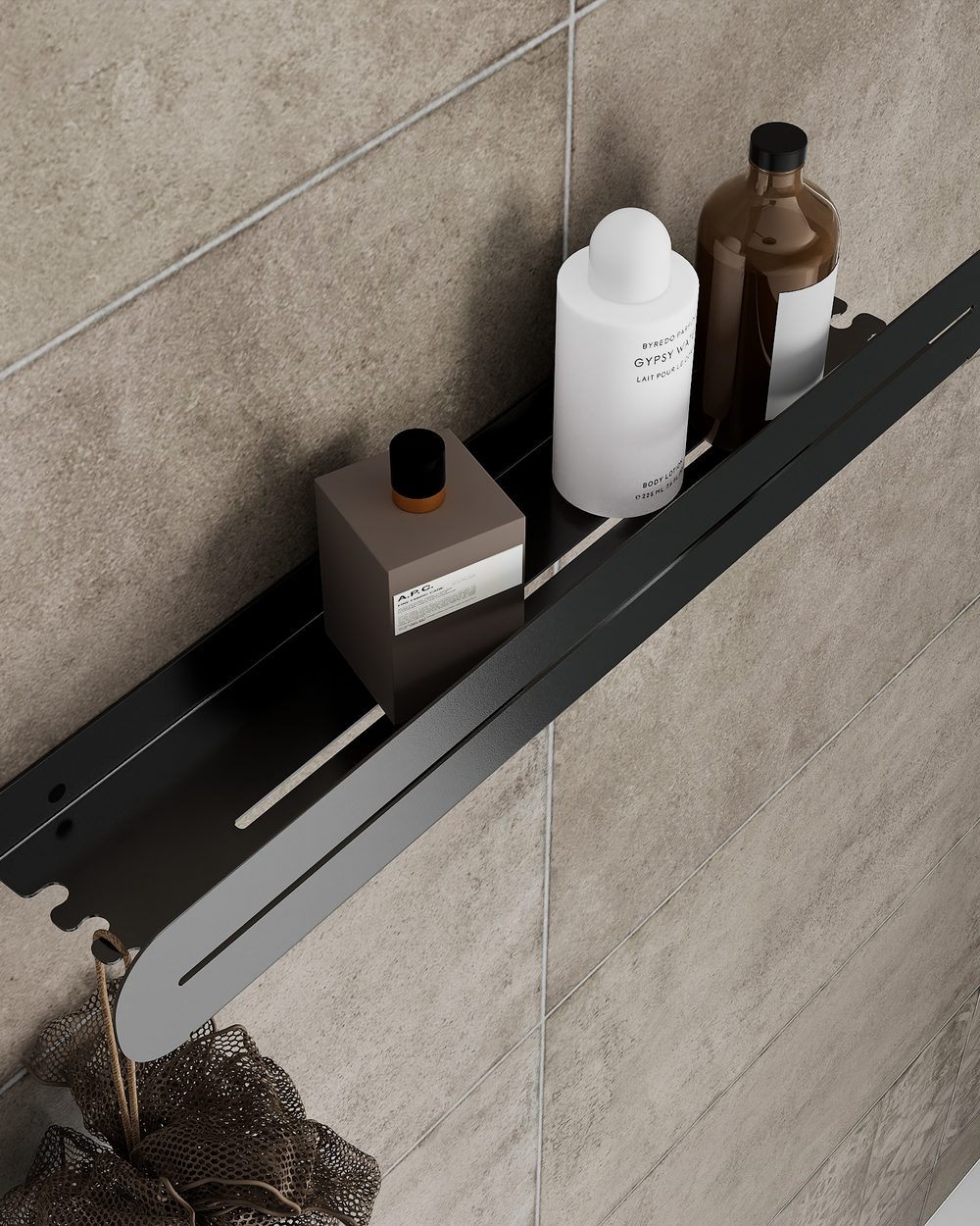 Estante minimalista de pared